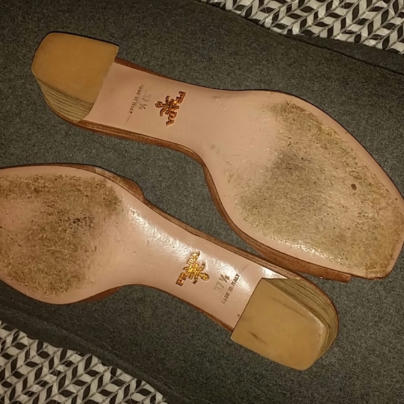 PRADA open toe slide mules - Picture 6 of 6